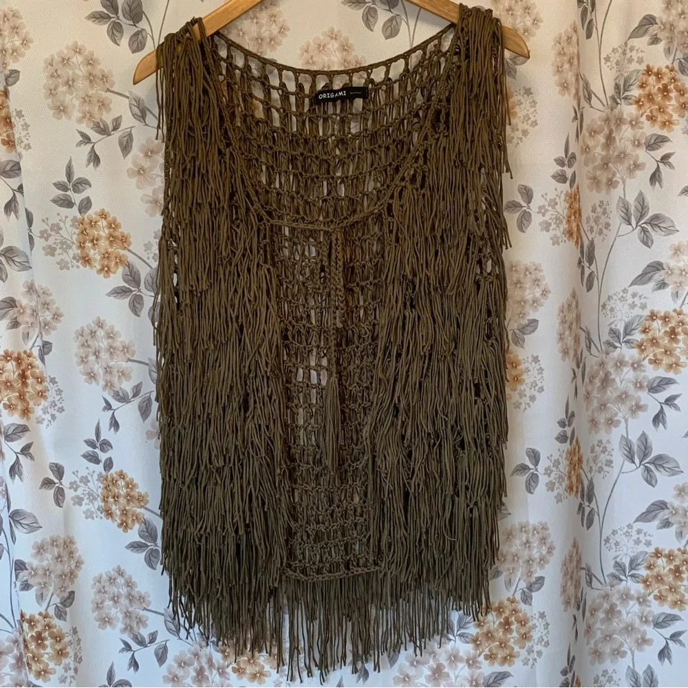 Origami by Vivien Fringe Vest - Picture 2 of 8